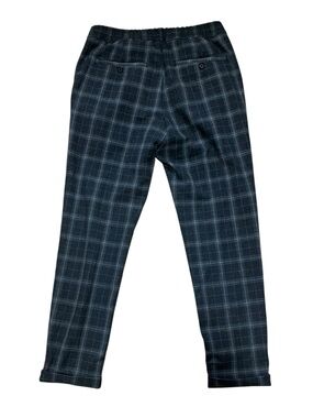 Zara Men's Taupe and Light Gray Plaid Pants size small